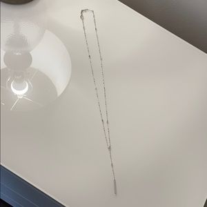 Henri Bendel silver and crystal necklace